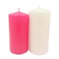 Natural Paraffin Wax Scented Pillar Candles